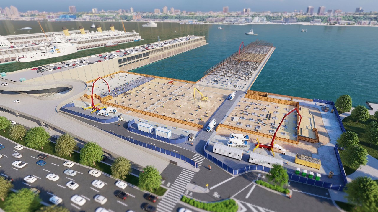 为施工项目构建逼真渲染和 4D 序列